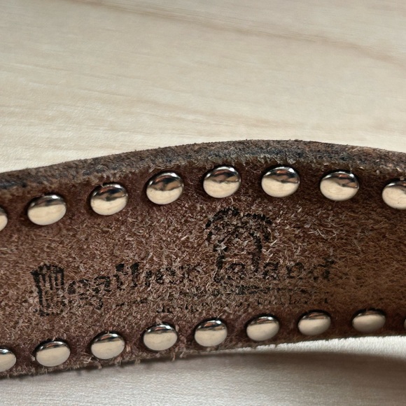Vintage Leather Island Brown Belt - Picture 6 of 7